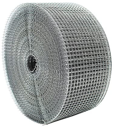 The Mesh Company 30 Metre x 100mm Roll Rodent Deterrent Galvanised Welded Wire Metal Mesh - 1 PACK