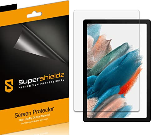 Supershieldz (3 Pack) Designed for Samsung Galaxy Tab A8 10.5 inch Screen Protector, High Definition Clear Shield (PET)