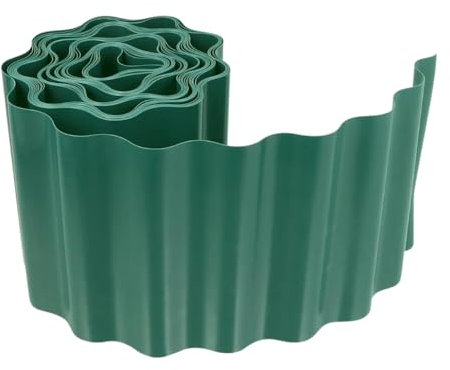Garden Mile 6M Garden Border Edging - Weather Resistant - 12CM Tall - Flexible Flower Bed Edge - Professional Landscape Dividers - Flexible Border Edging Easy to Install