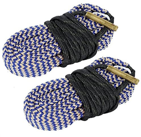 2 STÜCKE New Bore Cleaner .338 Cal .340 Gun Barrel Reinigungsseil Geeignet für Gewehr Schrotflinte Messingbürsten-Reinigungsschnur
