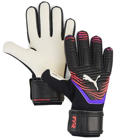 Puma Future Match NC, Jungen Torwarthandschuhe, Puma Black-Glowing Red-Purple Glimmer, 8-042067
