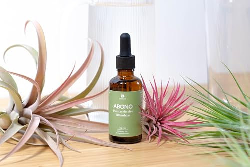 Boreen Shop Abono para Planta de Aire Tillandsia, Fertilizante Líquido concentrado de 50 ml para Plantas aéreas (24L de agua abonada)