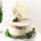 Tortendeko Goldene Hochzeit, Mr & Mrs Cake Topper Gold Hochzeitstorte Topper, Acryl Braut und Bräutigam Party Kuchen Dekorationen für Brautparty, Hochzeitsfeier, Jubiläum Verlobung Antrag