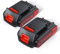 2 Stück 3500mAh LBXR20 Ersatzakku für Black und Decker 18V/20V Max 3.5Ah Li-Ion Akku LB20 LBX20 LST220 LBXR2020-OPE LBXR20B-2 LB2X4020 BL2018 Gartengeräte und Haushaltsgeräte