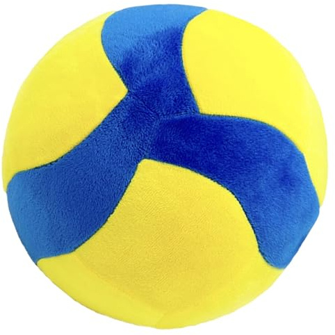 Genérico Peluche De Vóleibol | Abrazable Tierno Divertido,Peluche De Voleibol Ruso Relleno | para Dormitorio Sala Escritorio Niños Niñas Adultos Adolescentes Y Aficionados Al Deporte