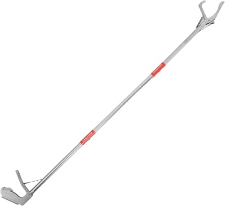 GALPADA Pinza per Serpenti e Rettili in Acciaio Inossidabile Pieghevole 127 CM, Pinza Antiscivolo per Anguille e Crostacei, Strumento per Cattura all'Aperto