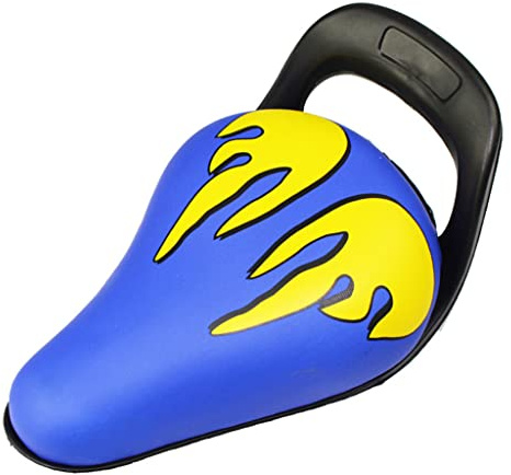 Uqezagpa Selle de vélo en cuir PU pour enfant pour selle de vélo confortable coussin doux pour coussin de siège imperméable à l'eau