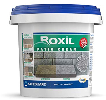 Roxil Patio Sealer Cream - 10 Year Weatherproofing Sealant, High-Strength Block Paving and Patio Seal (5 Litre)
