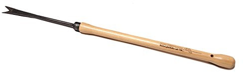 Unkrautstecher (geschmiedet Ø 8 mm) mit Eschen-Knopf-Stiel (48 cm)
