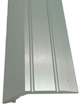 Grandismo® 3ft - Angle Edge Stick-Down Strip - Tile Laminate Wood Aluminium Threshold Metal Door Trim/Strip/Edging