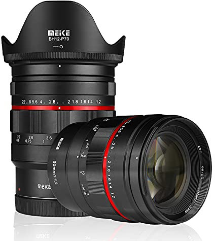 Meike MK-50 mm F1.2 RF große Blende manueller Fokus Festobjektiv für Canon Full Frame EOS R EOS-RP R5 R6 R7 R10 spiegellose Kameras
