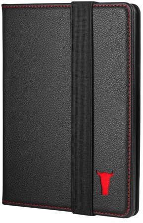 TORRO Case Compatible with Kindle Paperwhite/Paperwhite Signature Edition (6.8” - 11th Gen, 2021) – Premium Leather Case with Wake/Sleep Function (Black)