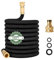 100FT Expandable Garden Hose, Never Kink Flexible Retractable Garden Hose Pipe for Garden Watering Lawn Pet Bathing Car Washing (Black Reaching 100FT After Expansion)