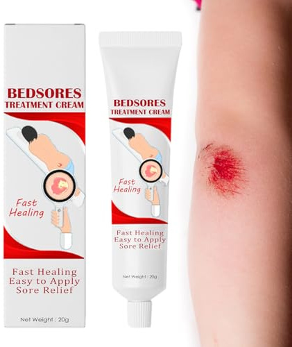 Bedsore Wound Care Cream, 20g Fast Healing For Wound Healing, Soress Relief Healing Cream, Relief Chafed Skin Hard To Heal Skin Soress, Soothing Relief Of Bed Soress, Pressure Soress Relief Cream