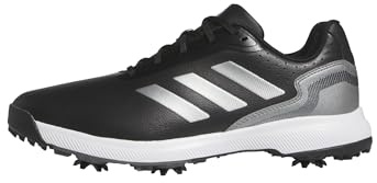 adidas Uomo Traxion Response Golf Shoes, Core Black/Iron Met./Silver Met., 43 1/3 EU