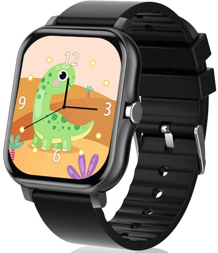 smartwatch bambini per ragazze e ragazzi regalo con schermo 1,57 pollici fai da te viso, apprendimento, carte, musica, storie della buonanotte regalo di compleanno per bambini 4-8+