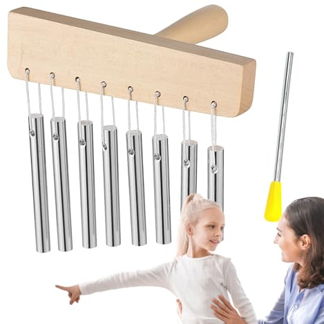 Klanginstrument – ett handslagverksinstrument, handblåst chimes med ljudläkande instrument för vuxna, kvinnor, män och nybörjare