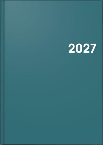 BRUNNEN Buchkalender Mod. 795 2027 | A5, Kunststoff, petrol