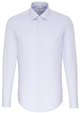 Chemise business homme Seidensticker - coupe ajustée - sans repassage - col Kent - manches longues - 100 % coton