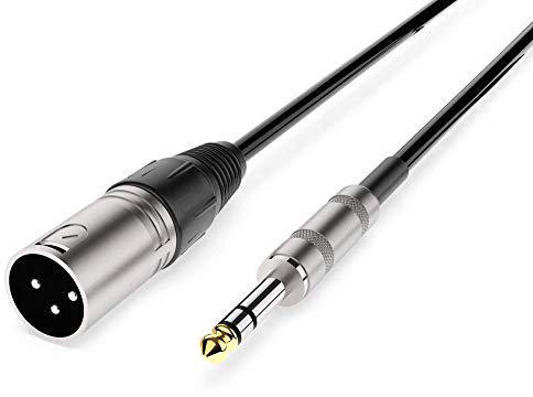 Audibax Silver Cable XLR Macho a Jack Balanceado 1,5 Metros Negro