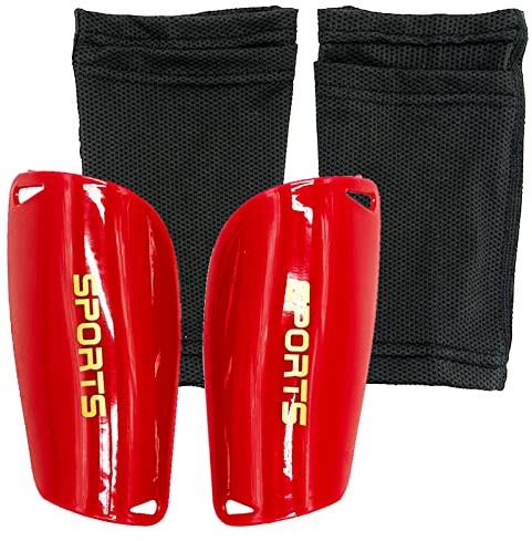 SMALL Football Shin Guards, Shin Guards Pads + High Elastic Sleeves, Youth Boys Girls Shin Pad Sleeves for Football Games, EVA Cushon Protection Reduce hit & Injuries