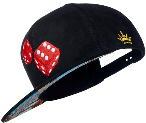 Cadency® Snapback Casquette Homme, Casquette de Baseball Visière Droite,Taille Unique, Unisexe