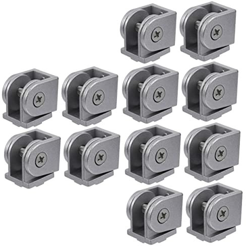 4pcs Living Hinge Accessories for Jst Connector Jointer Die Cast Pivot Joint Corner Bracket Connector End Corner Bracket Flexible Pivot Fittings Hinge Joint Connector Silver Tool(Silverx3pcs,3.2X2.2X2