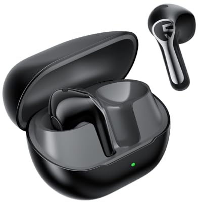 SoundPEATS Air6 HS trådlösa öronsnäckor, Bluetooth 6.0, LDAC Hi-Res Audio för HiFi-ljud, 13 mm dynamisk drivrutin, totalt 45 timmar, snabb laddning, IPX5-beständigt, bekväm passform