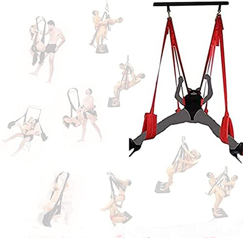 Altalena portatile regolabile per porta sospesa, stanza dei giochi per coppie, sospensione a 360 gradi, tipo di cintura rotante per yoga