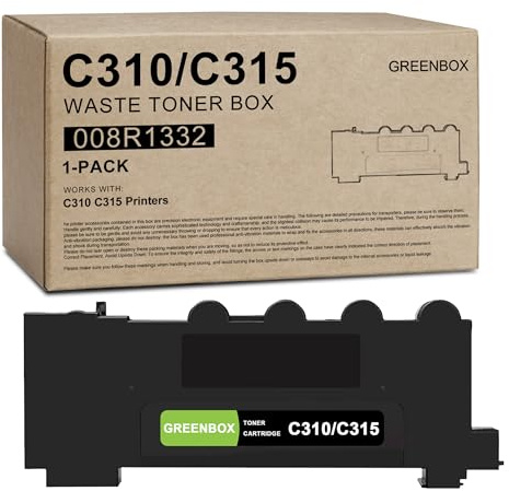 GREENBOX Compatible 008R13325 Waste Toner Container Replacement for Xerox C315 008R13325 for C310 C315 Printer (Black, 30,000 Pages, 1 Pack)