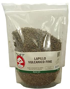 Lapillo vulcanico fine substrato bonsai 1,6 litri