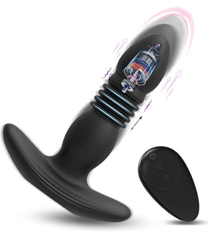 Massagg𝚒atór𝚎 Próstatico,Silicone V𝚒bràtór𝚎 con 10 Modalità di Vibrazion𝚎, Morbido V𝚒bratǒr𝚒 per Donna e Uomo Stimólazione Clitòrid𝚎a e Puntó G Massagg𝚒atór𝚎