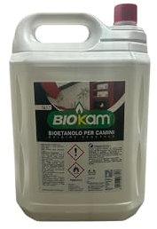 AERREGI 5LT BIOETANOLO COMBUSTIBILE Liquido Ecologico Naturale INODORE Camino