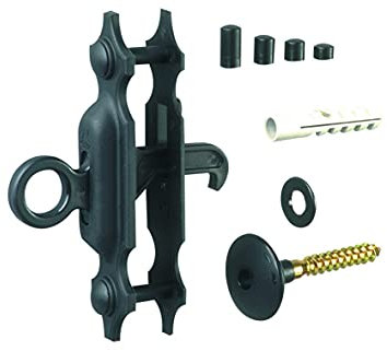 TORBEL Arrêt de volet à paillette composite - Noir, Réglage (mm) : 24 à 36