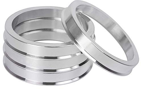 M MODAUTO Kit de 4pcs Centradores de Llantas de Aluminio (57.1-66.6)