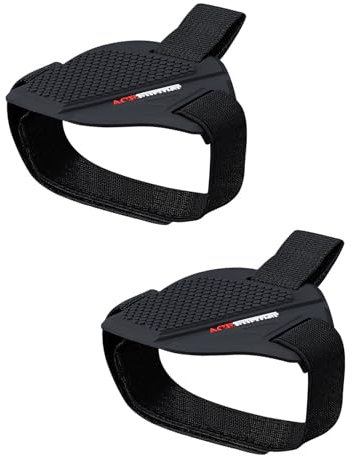 Yolistar Cubrezapatos para Palanca de Cambios de Moto para Proteger los Zapatos, Protector de Calzado para Motocicleta(Negro-2pcs)