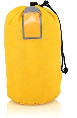 HERCHR Sac à Corde d'escalade, Sac de Rangement Étanche pour Corde D'arboriste de Sauvetage Sac à Dos de Rangement de Corde Résistant à l'usure Sac de Transport de Matériel D'arboriste (15L)
