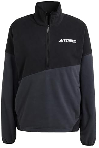 adidas Kobiety Terrex Multi CLIMAWARM Fleece Anorak, Black/Carbon, XXL
