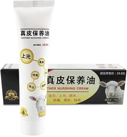 Leather Shoe Cream - Premium Leather Polish, Conditioning Shoe Cream | Multifunctional Cleansing Shine Cream, Waterproof Shoe Polish Cream, Accessor, Black, Consulte la descripción