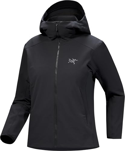 Arc'teryx Gamma Hoody Women's | Lightweight Insulated Softshell All Weather Jacket for Women - Winter Hiking, Rock Climbing | Black, Medium