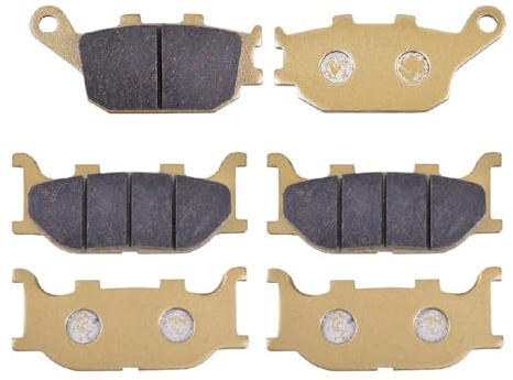 pastillas de freno sinterizadas Pastillas de freno delanteras y traseras para motocicleta para Yamaha para Diversion para XJ 600 XJ6S FZ6N para Naked para Fazer(3 pairs All)