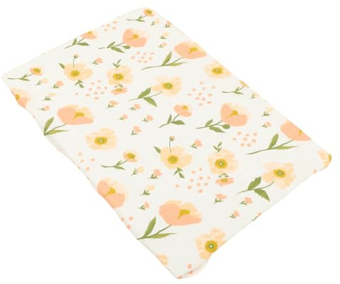 Abaodam Copri Fasciatoio Traspirante in Cotone Copertura Lavabile e Flessibile per Pannolino Fodera Rimovibile per Materassino Fasciatoio Accessorio Pratico e Confortevole