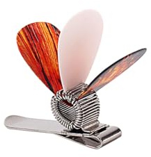 KIXZSAZ Soporte para púas de guitarra Abrazadera Resistente al desgaste Plectro de cuerdas Púas para bajos Espesor universal Accesorio musical Mandolina