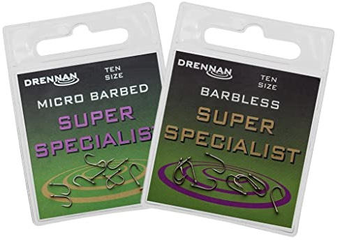 Drennan Super Specialist Hooks - Barbed - 12