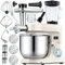 KESSER® 3 in 1 Universal Küchenmaschine K-KM 3000 mit Fleischwolf Knetmaschine Multifunktionale Rührmaschine 5,5L Schüssel mit 3 Rührwerkzeuge, 1,5L Entsafter, Zubehör-Set, Pasta & Gebäckformen