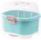 Yosoo Health Gear Baby Bottle Holder, Toddler Bottles Storage Box with Lid, Anti-Dust Baby Bottle Drying Rack Portable Bottle Organizer Box Countertop Baby Bottle Drainer (Green)