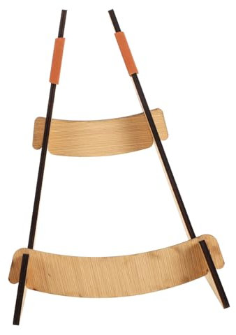 BESTonZON Guitar Stand Acoustic Guitars Tool Stand Guitar Pick Holder Guitar Holder Stand Guitar Rack Guitar Case Stand Instrument Display Rack Guitar Storage Rack Wood Chocolate