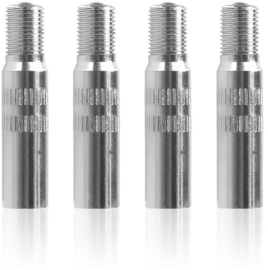 Extensión De Boquilla De Neumático De Aleación De Aluminio De 4 Piezas, Válvula De Extensión De Neumático, Adaptador De Inflado, Adecuado para Bicicletas, Motocicletas, Camiones.