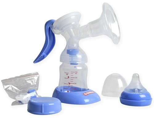 Gima - Handmilchpumpe für den Heimgebrauch, kompakt und leicht, zum effizienten und diskreten Saugen von Muttermilch, 41700