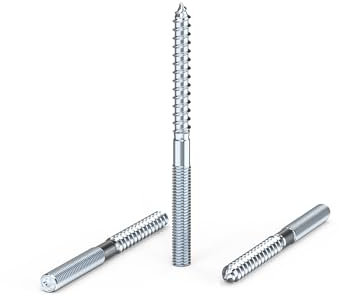 ORTAVA Vis à double tête autotaraudeuses M6, M6 x 80 mm, Torx, 10 pièces, Acier galvanisé